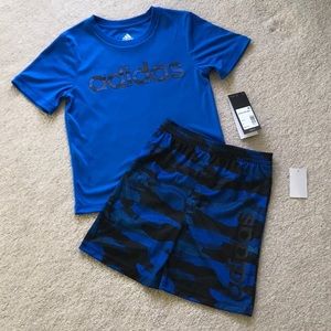 ADIDAS BOYS SIZE 4 MATCHING TWO PIECE SET